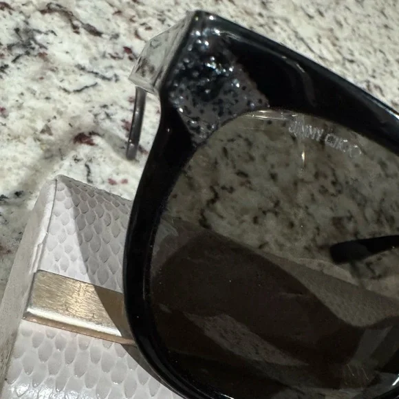 Jimmy Choo Elegant Black sparkle ✨ Sunglasses - Picture 16 of 16